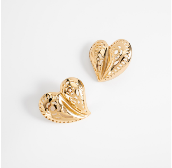 HEART OF GOLD EARRINGS
